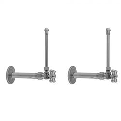 Bronze Umber Compression Extension Valve Kit with Contemporary Round Lever Handle Copper x 3/8 O.D Jaclo 629-2-72-BU 1/2 Nom 